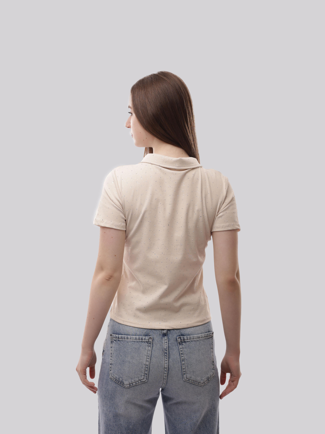 Поло женское Бежевый STREAM модель 710781 Фото