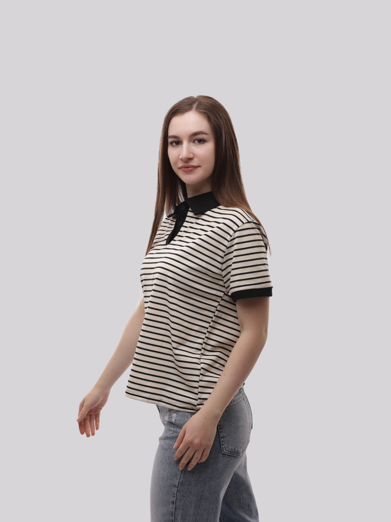 Поло жіноче Чорний STREAM модель 710782 Фото