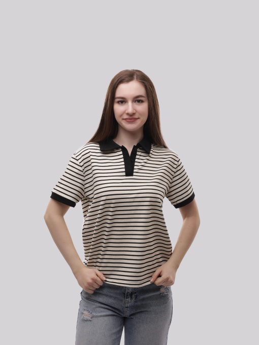 Поло жіноче Чорний STREAM модель 710782 Фото