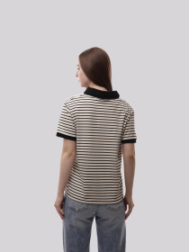 Поло жіноче Чорний STREAM модель 710782 Поло жіноче Чорний STREAM модель 710782 Фото