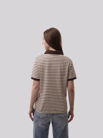 Поло жіноче Темно-коричневий STREAM модель 710783 Фото