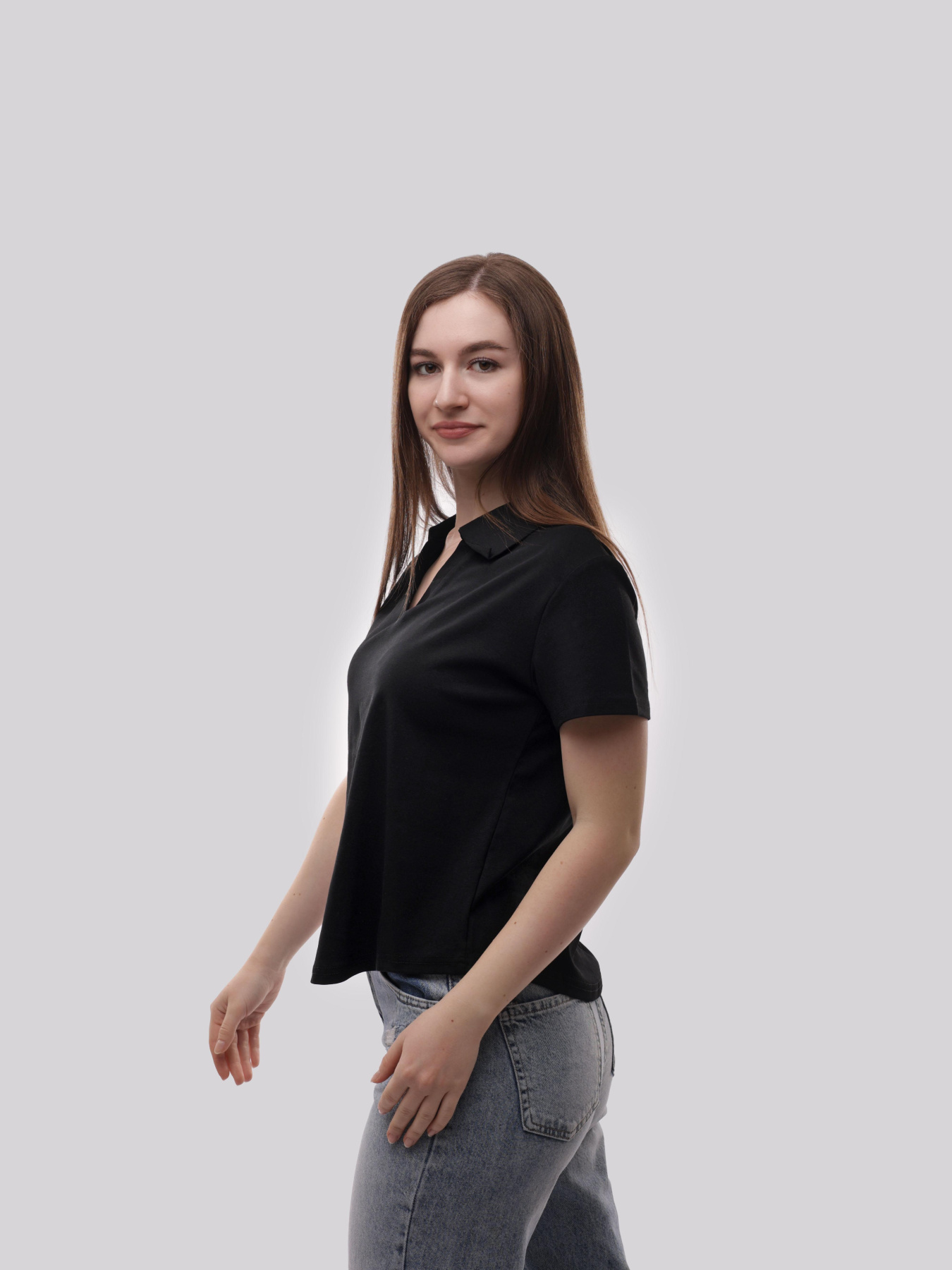 Поло жіноче Чорний STREAM модель 710787 Фото