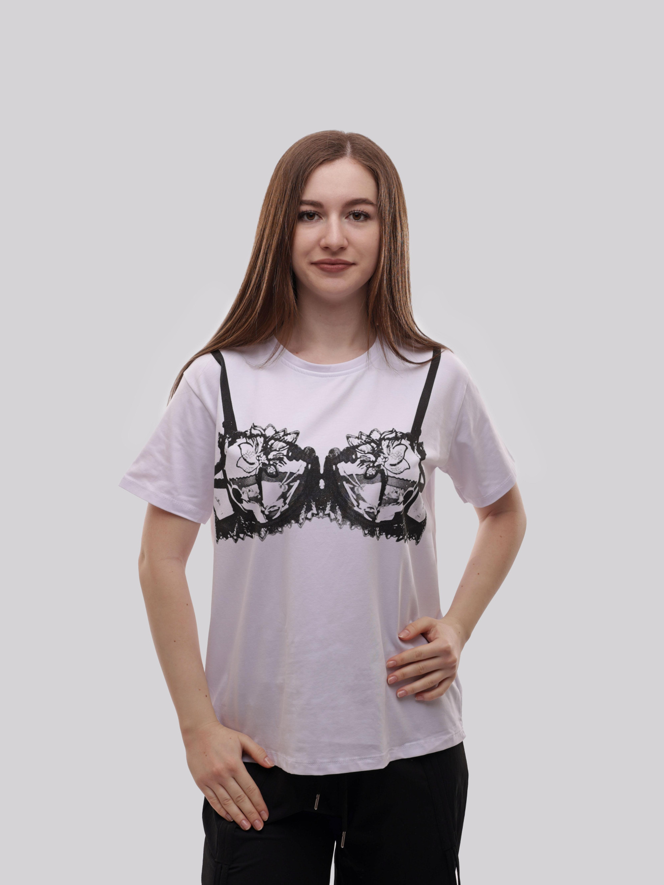 Футболка женская Белый LUMO модель 710929 Фото