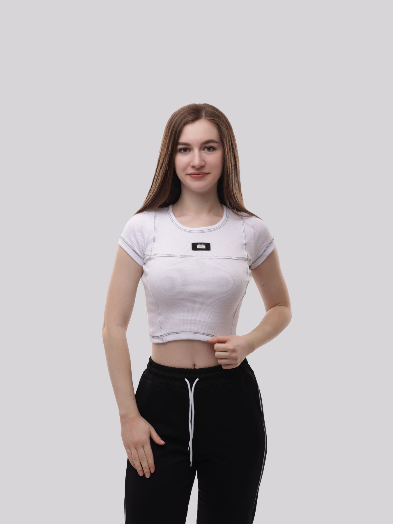 Футболка женская Белый LUMO модель 710931 Фото