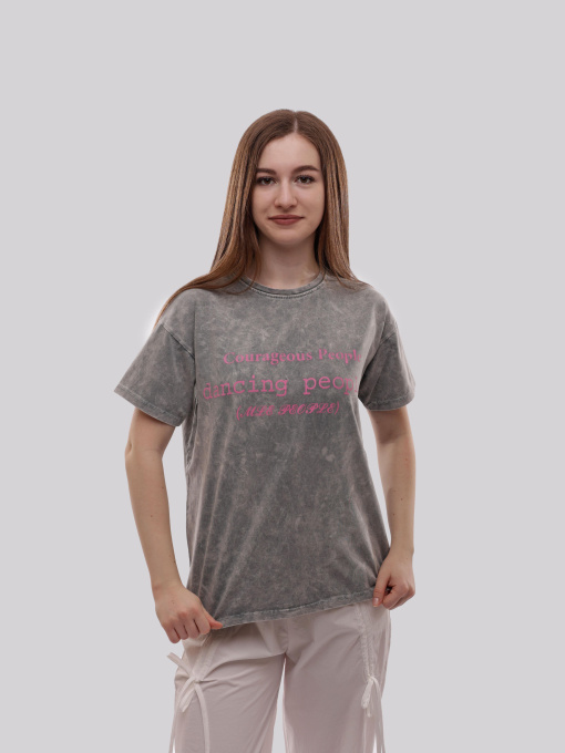 Футболка женская Светло-серый LUMO модель 712526 Фото