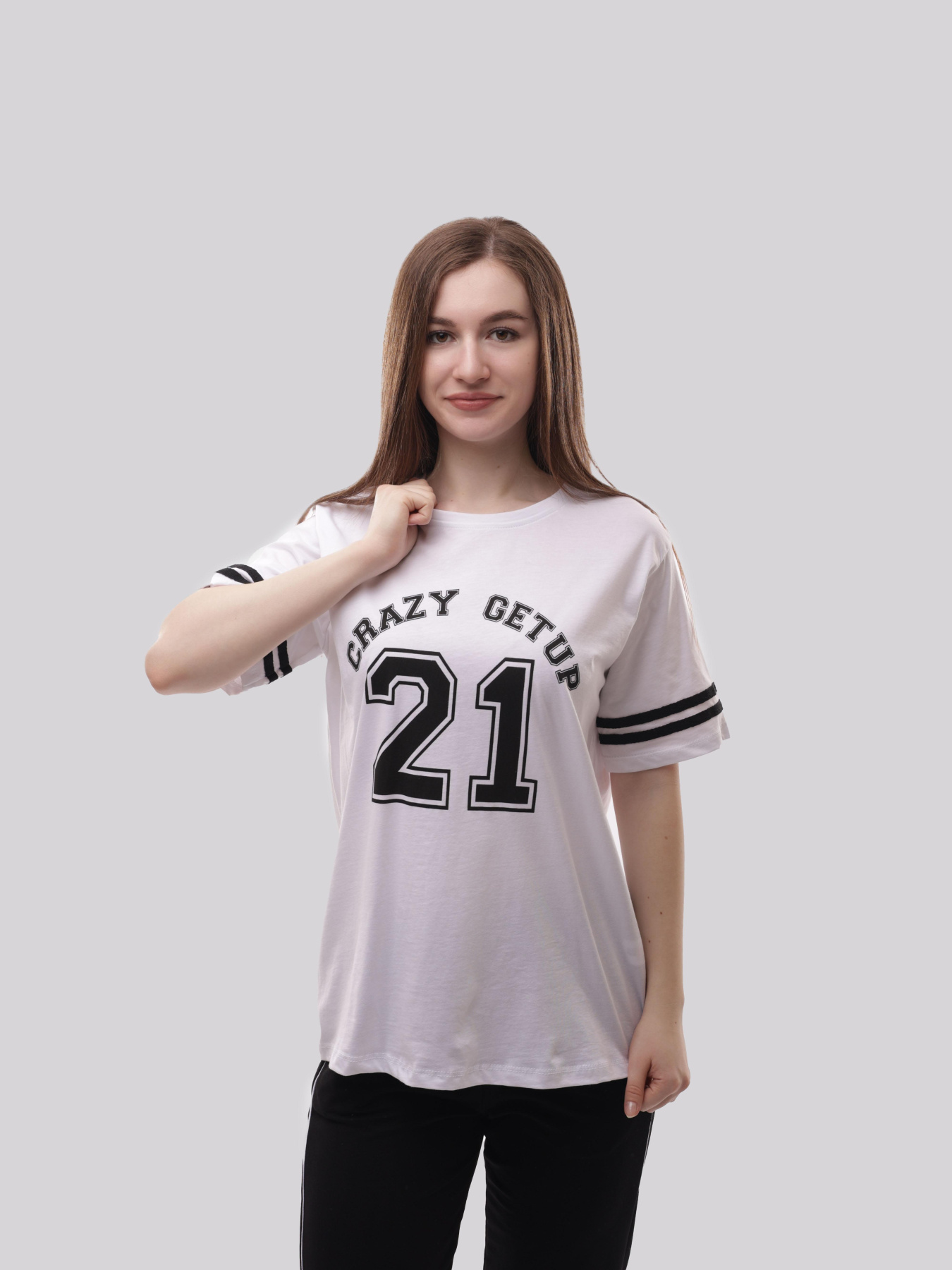 Футболка женская Белый LUMO модель 712528 Фото