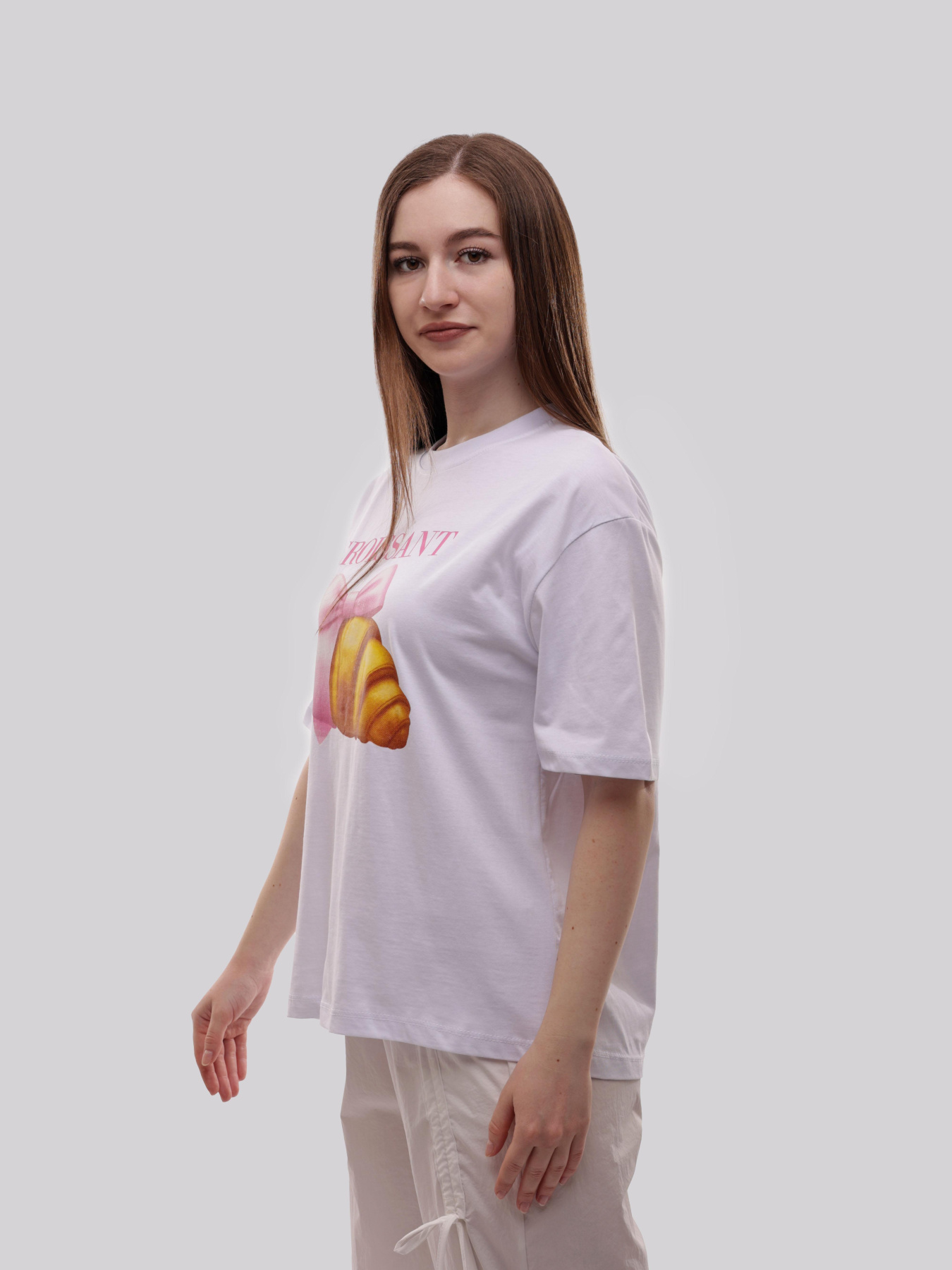 Футболка женская Белый LUMO модель 712583 Фото