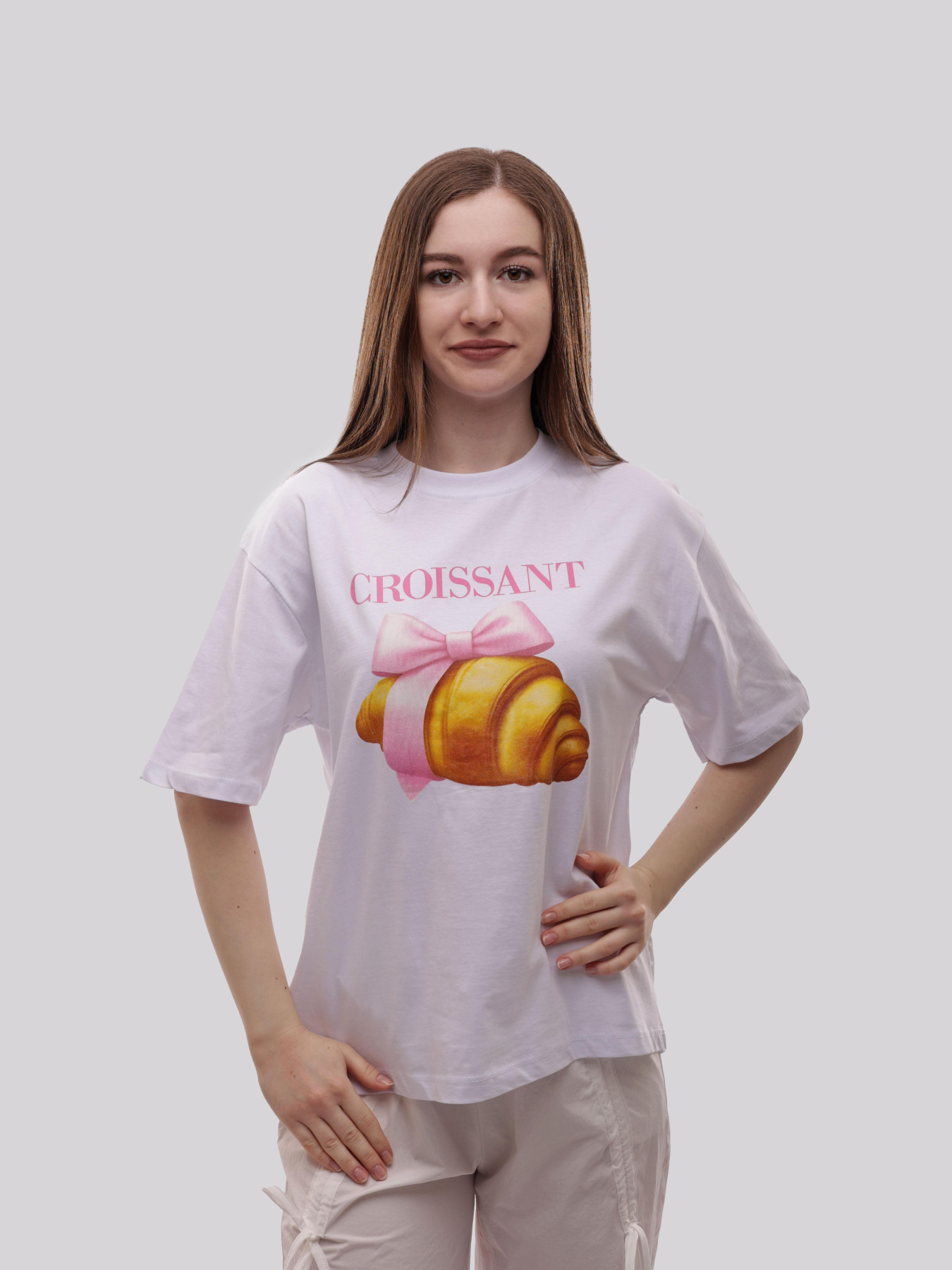 Футболка женская Белый LUMO модель 712583 Фото