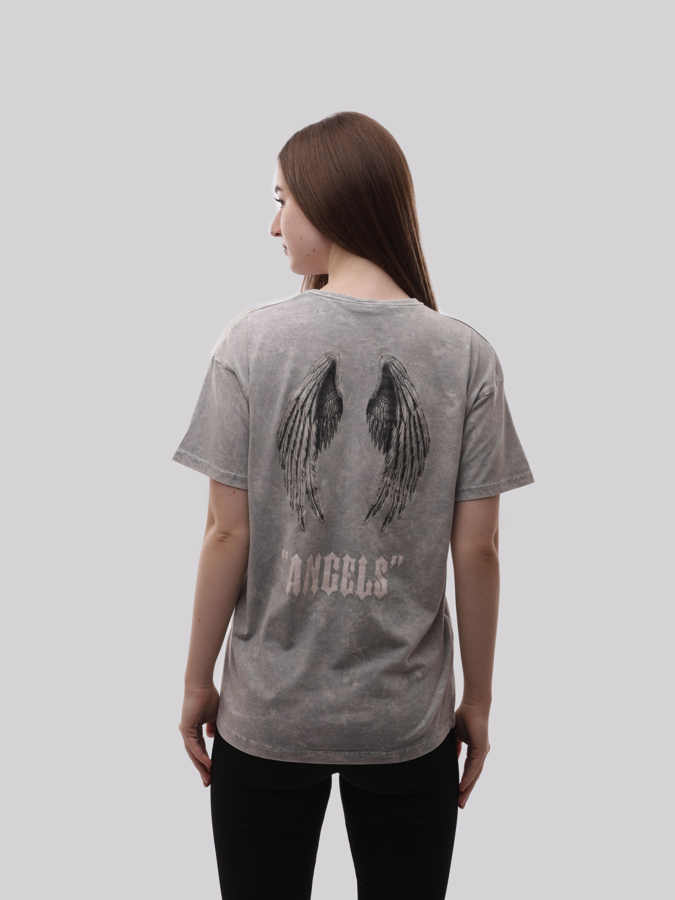 Футболка женская Светло-серый LUMO модель 712594 Фото