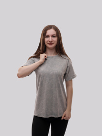 Футболка женская Светло-серый LUMO модель 712594 Футболка женская Светло-серый LUMO модель 712594 Фото