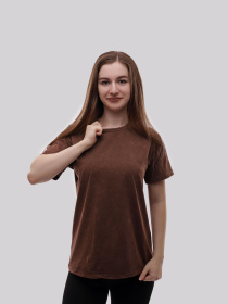 Футболка женская Коричневый LUMO модель 712596 Футболка женская Коричневый LUMO модель 712596 Фото