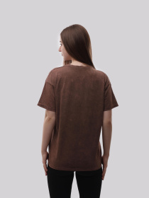 Футболка женская Коричневый LUMO модель 713859 Фото