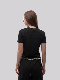 Футболка женская Чёрный STREAM модель 714340 Фото