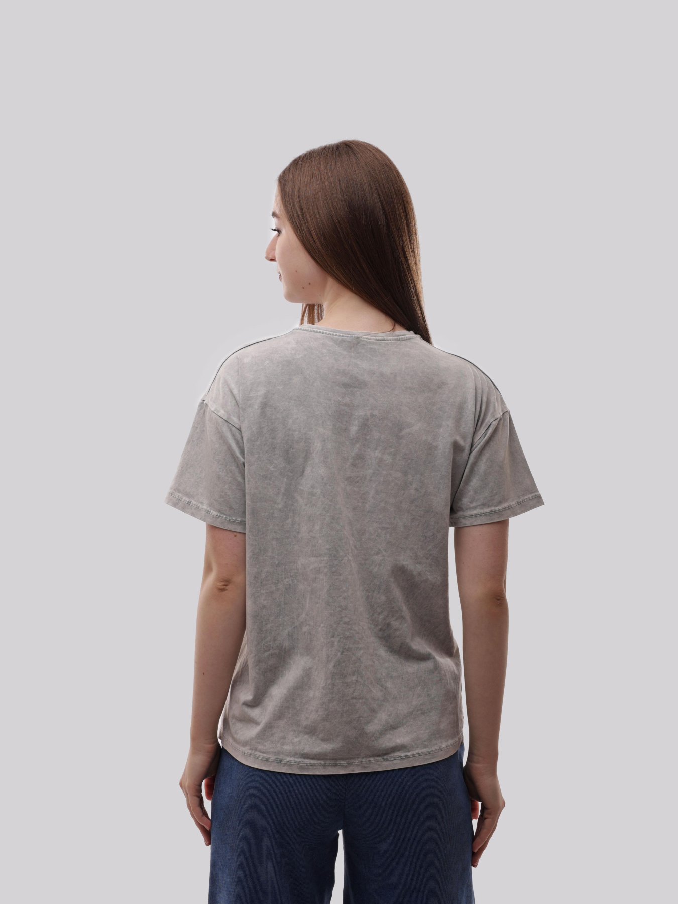 Футболка женская Светло-серый LUMO модель 715030 Фото