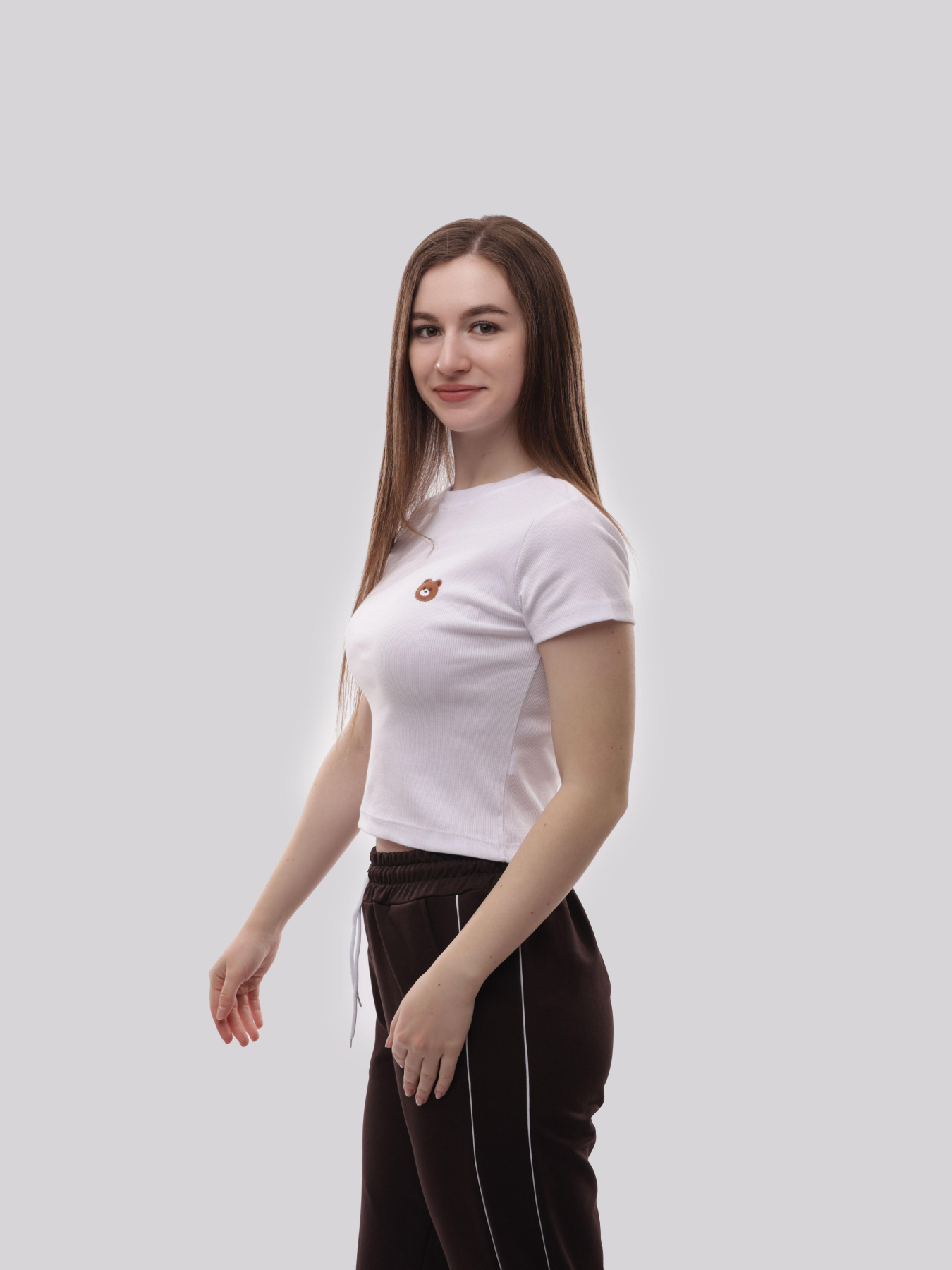 Футболка женская Белый LUMO модель 715438 Фото