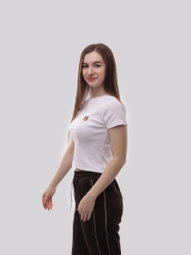 Футболка женская Белый LUMO модель 715438 Фото