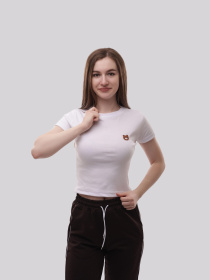 Футболка женская Белый LUMO модель 715438 Фото