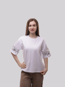 Футболка жіноча Білий STREAM модель 715734 Фото