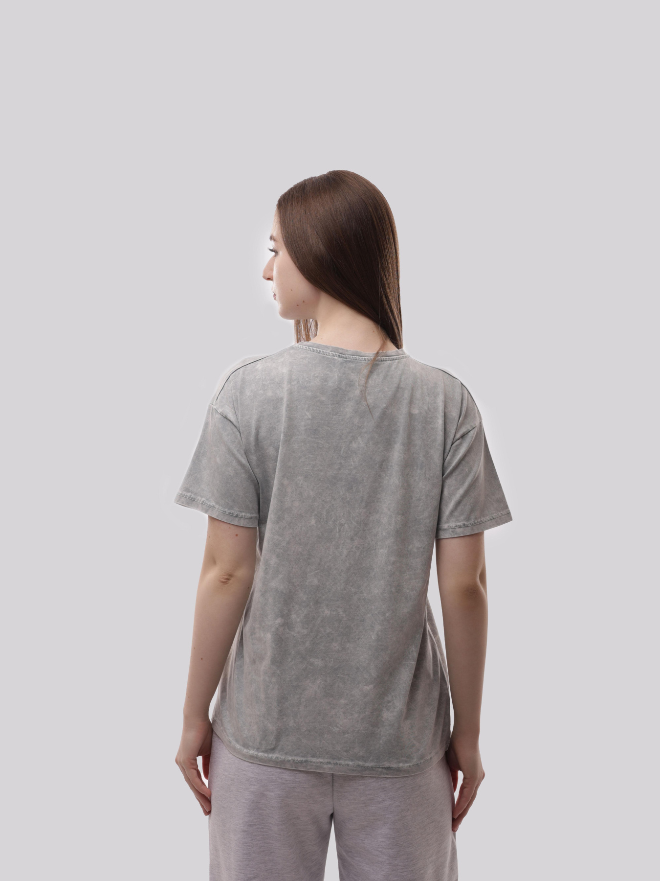 Футболка женская Светло-серый LUMO модель 716656 Фото