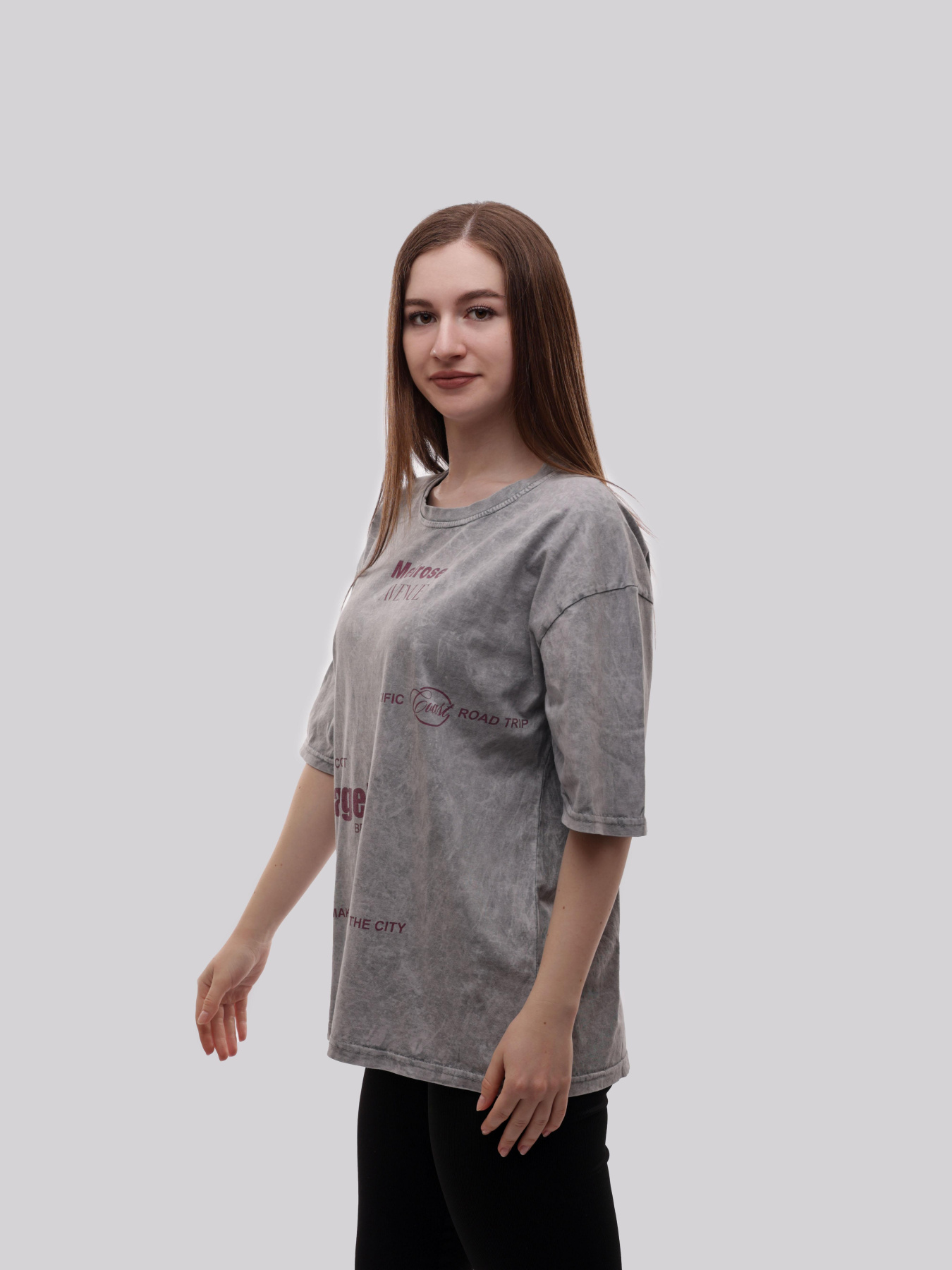 Футболка женская Светло-серый LUMO модель 720332 Фото