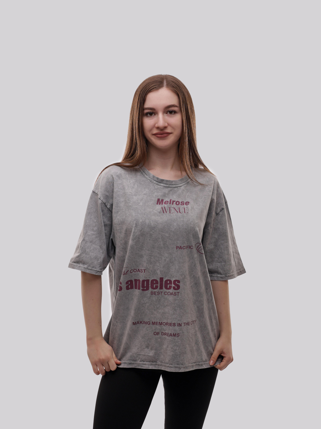 Футболка женская Светло-серый LUMO модель 720332 Фото