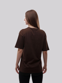 Футболка женская Тёмно-коричневый LUMO модель 723157 Футболка женская Тёмно-коричневый LUMO модель 723157 Фото
