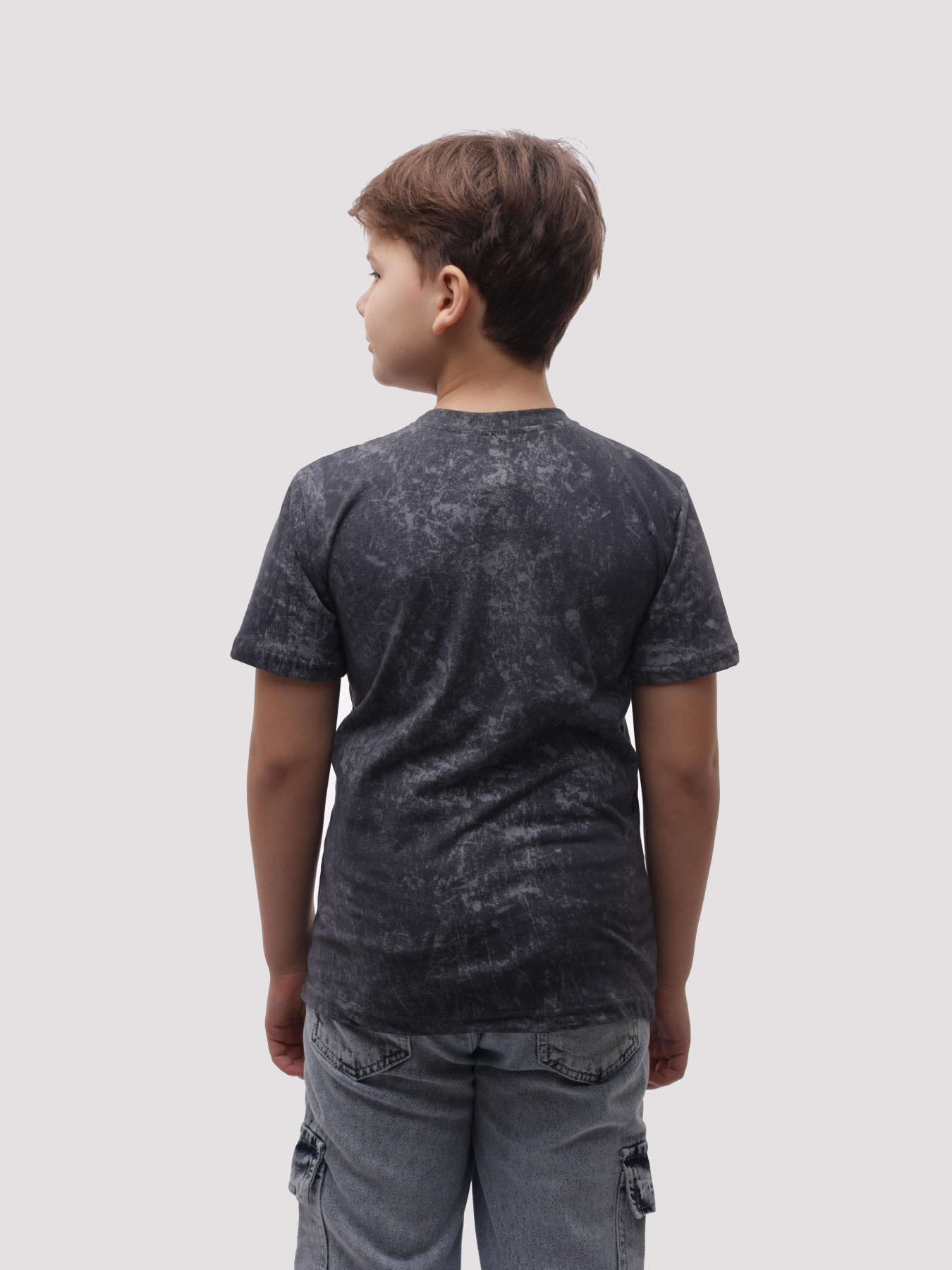 Футболка для хлопчика підлітка Темно-сірий ELFTEX модель 709973 Фото