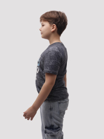 Футболка для хлопчика підлітка Темно-сірий ELFTEX модель 709973 Фото