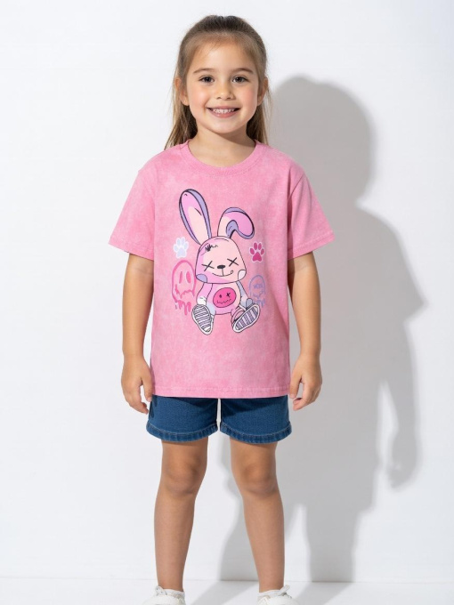 Футболка для дівчинки Рожевий STREAM модель 724417 Фото