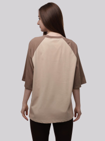 Футболка женская Бежевый LUMO модель 706933 Фото