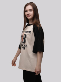 Футболка женская Молочный LUMO модель 706934 Фото