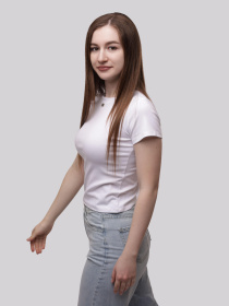 Футболка жіноча Білий LUMO модель 707612 Футболка жіноча Білий LUMO модель 707612 Фото