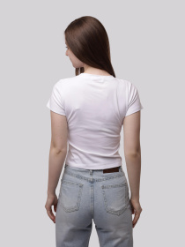 Футболка жіноча Білий LUMO модель 707612 Футболка жіноча Білий LUMO модель 707612 Фото