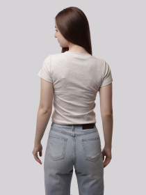 Футболка женская Светло-серый LUMO модель 707613 Футболка женская Светло-серый LUMO модель 707613 Фото