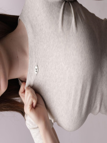 Футболка женская Светло-серый LUMO модель 707613 Футболка женская Светло-серый LUMO модель 707613 Фото