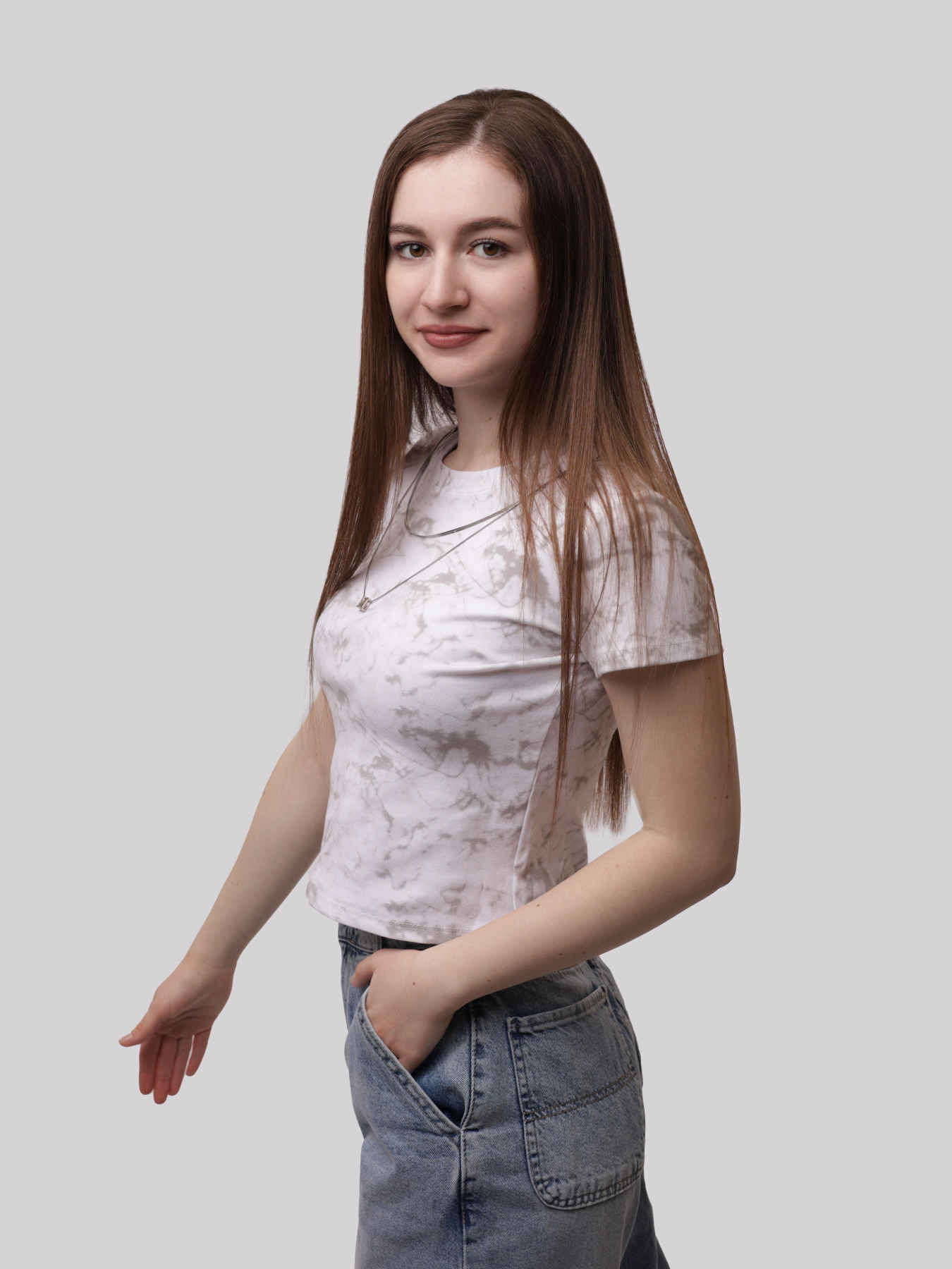 Футболка женская Молочный LUMO модель 708609 Фото