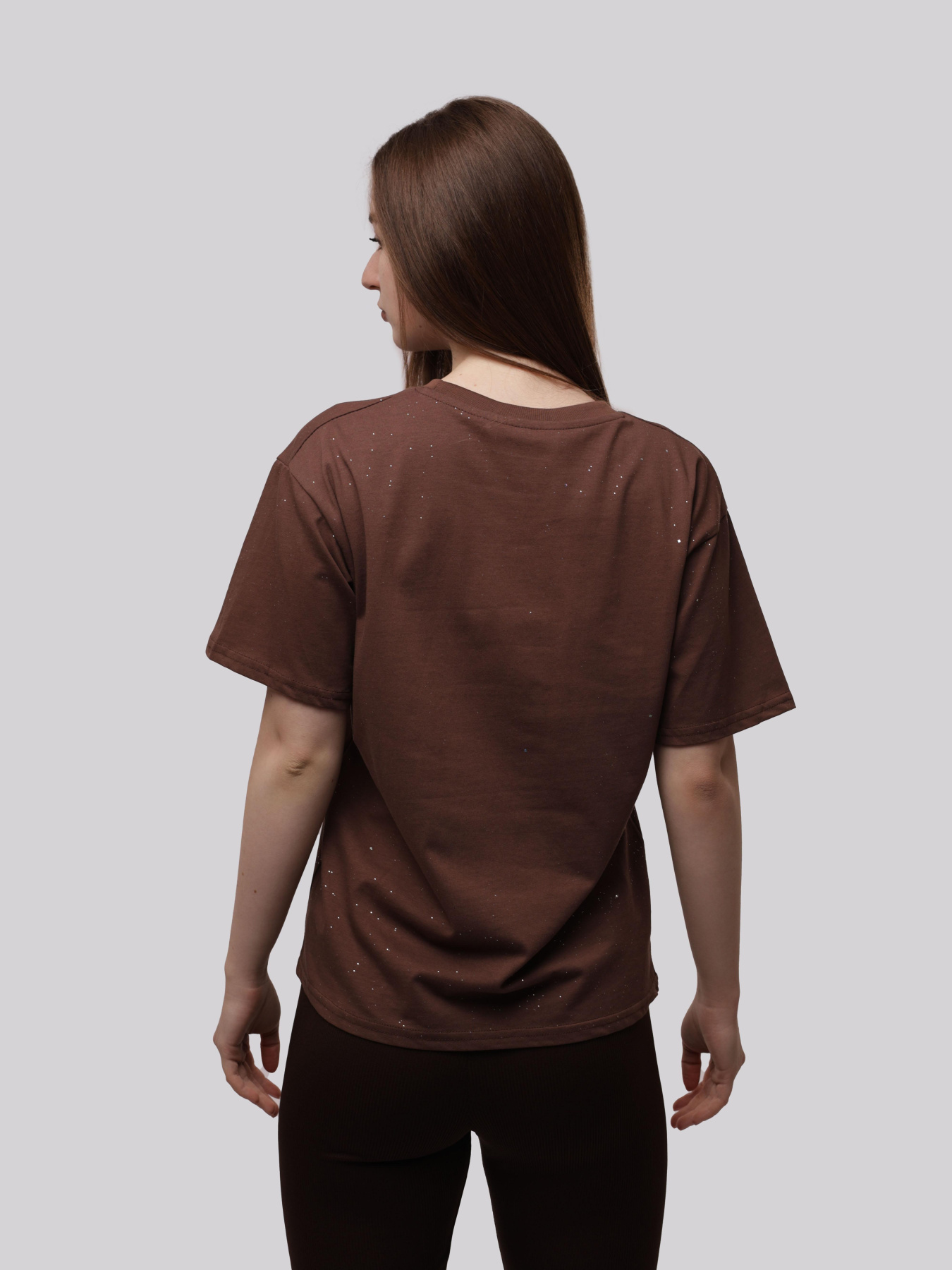 Футболка женская Тёмно-коричневый LUMO модель 708642 Фото