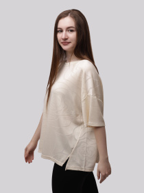 Футболка женская Молочный LUMO модель 708677 Фото