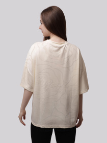 Футболка женская Молочный LUMO модель 708677 Фото