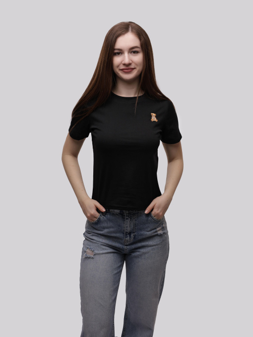 Футболка женская Чёрный STREAM модель 709810 Фото