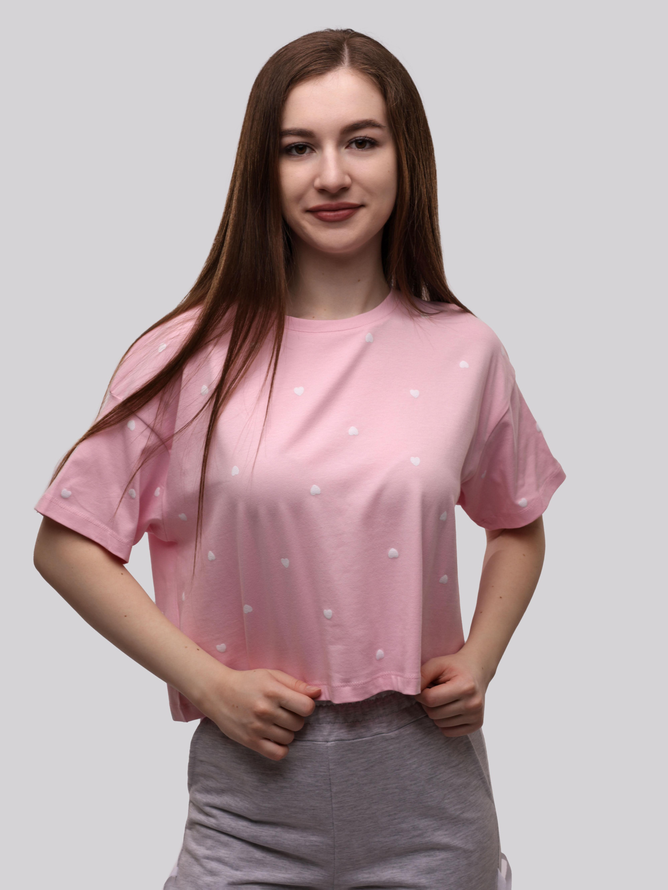 Футболка жіноча Рожевий ANDIN модель 710901 Фото