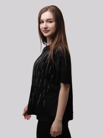 Футболка женская Чёрный STREAM модель 713501 Фото