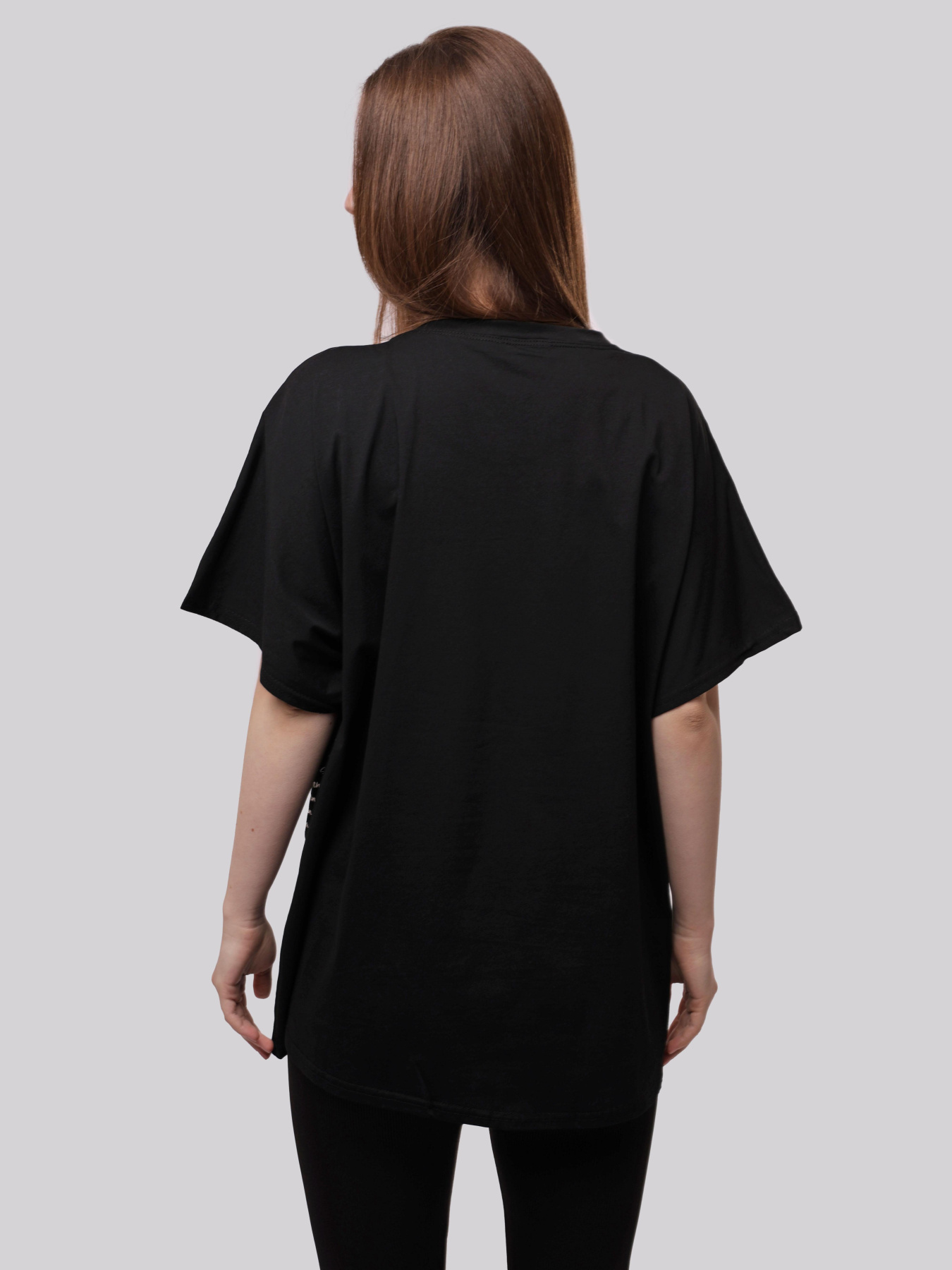 Футболка женская Белый/чёрный STREAM модель 713818 Фото