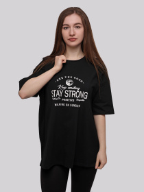 Футболка женская Чёрный STREAM модель 714342 Фото