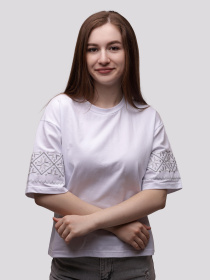 Футболка жіноча Білий STREAM модель 715736 Фото