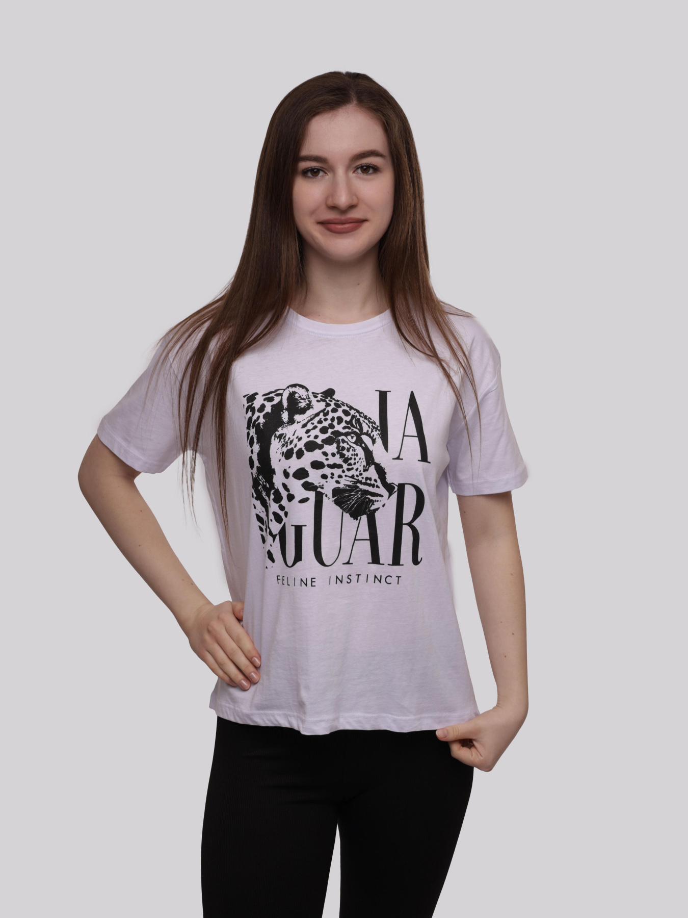 Футболка женская Белый LUMO модель 718458 Фото