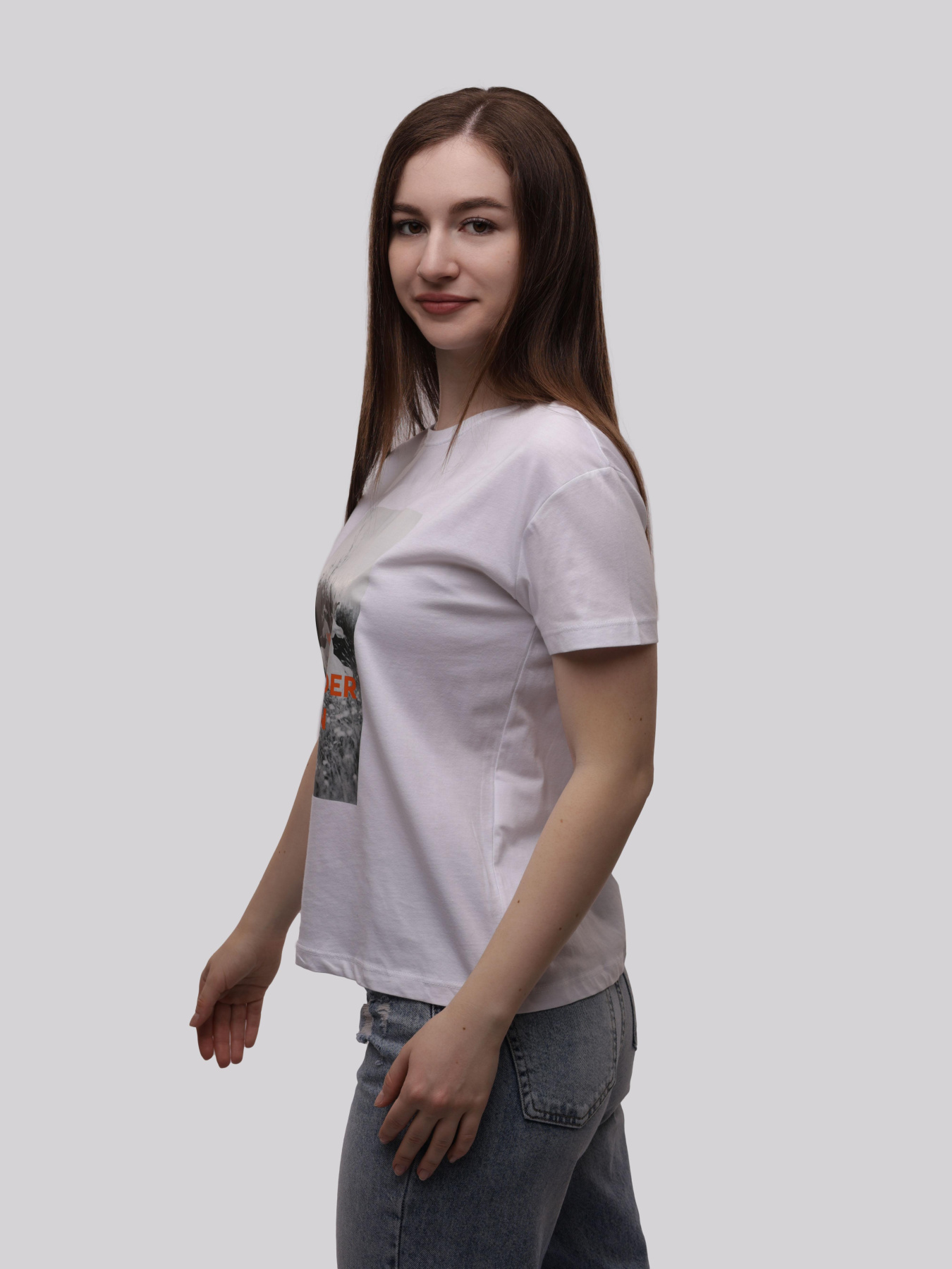 Футболка женская Белый LUMO модель 718475 Фото