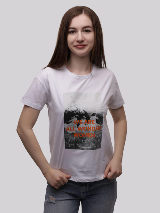 Футболка женская Белый LUMO модель 718475 Фото