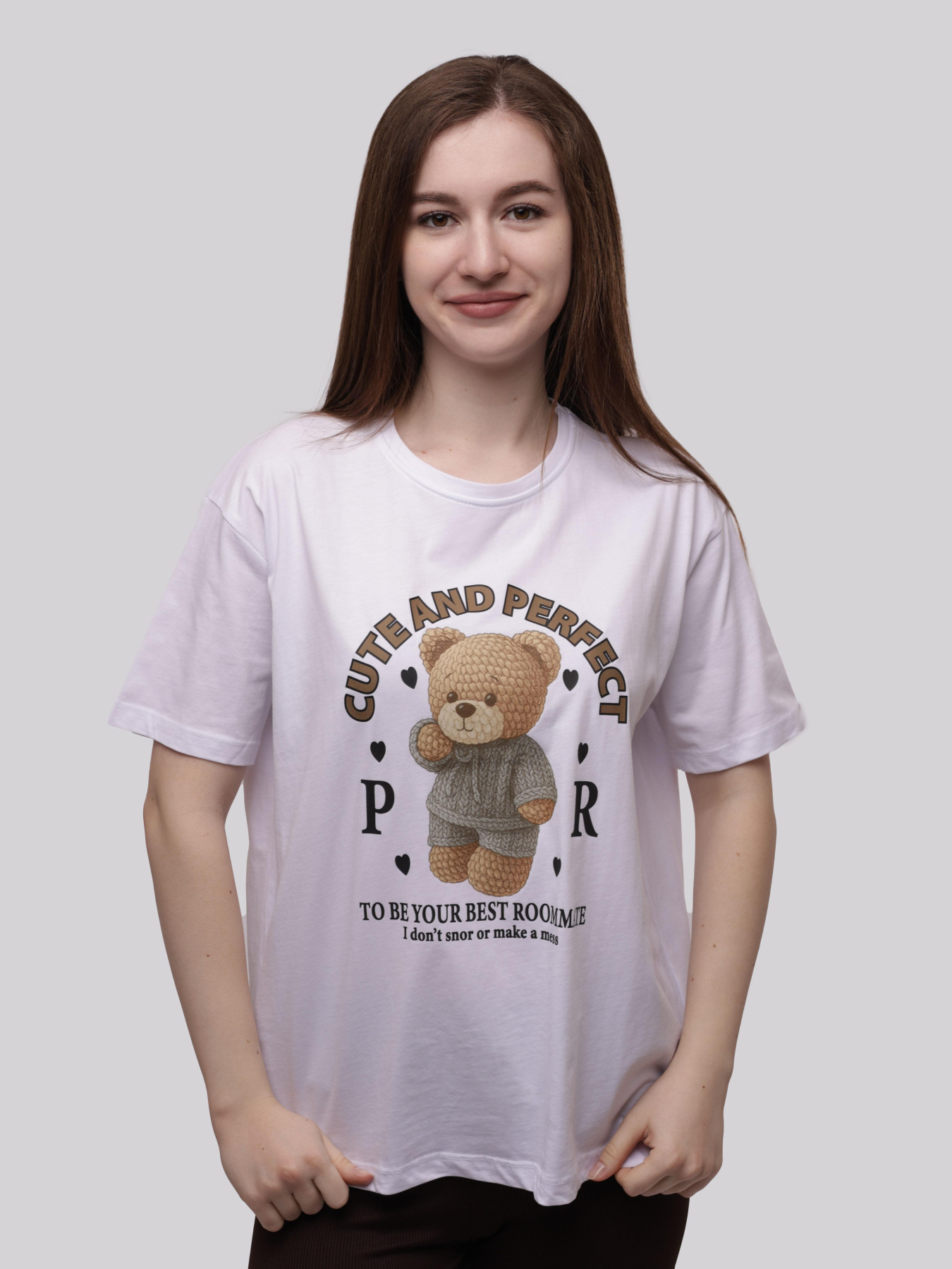 Футболка женская Белый LUMO модель 718485 Фото