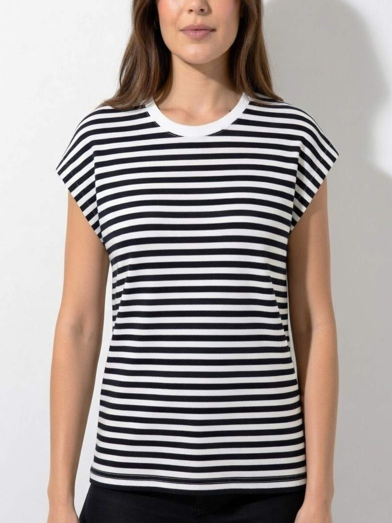 Футболка жіноча Білий/чорний ANDIN модель 710890 Фото